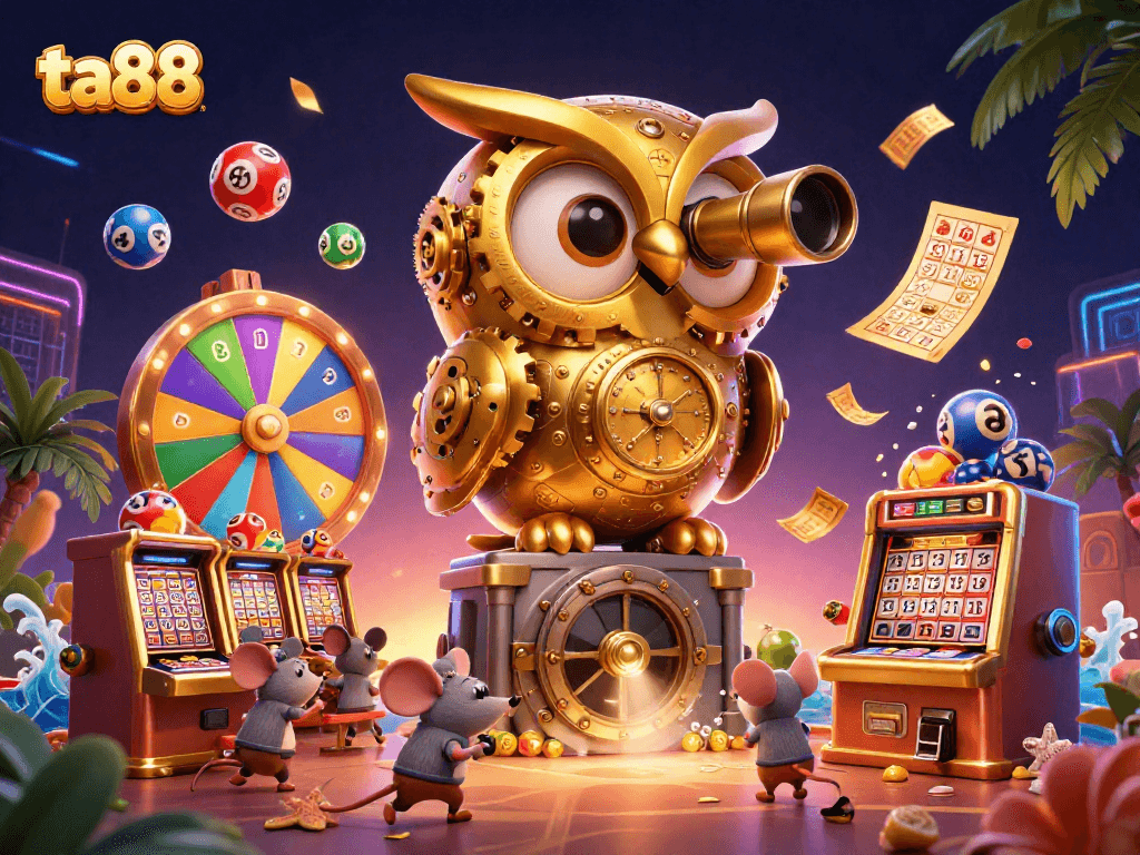 Engage in thrilling ta88 online betting with vibrant casino elements and dynamic lottery action.