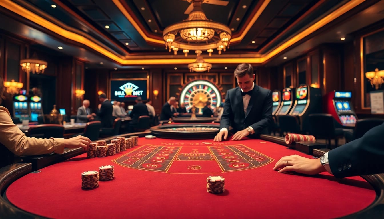 Experience the excitement of 8KBET with vibrant casino games and professional croupiers.