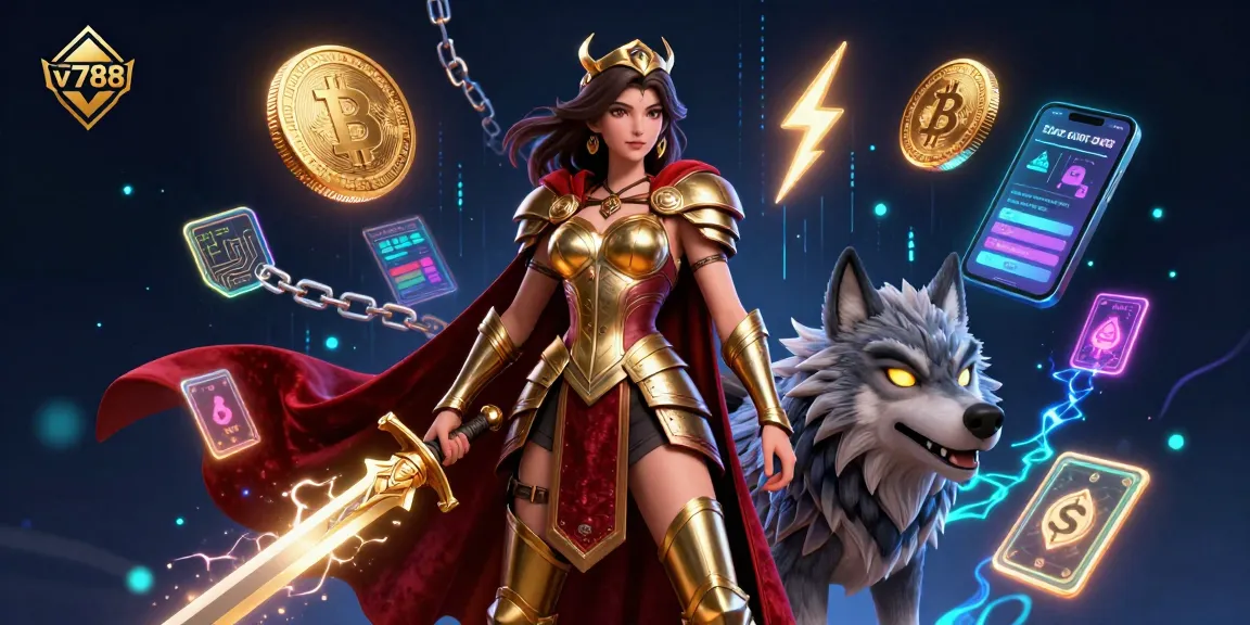 Engage with v788's thrilling casino experience featuring BTC and ETH elements alongside dynamic characters.