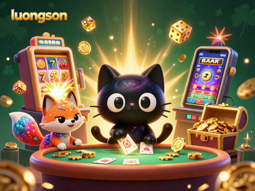 Experience thrilling gameplay on luongson with dynamic casino characters and vibrant action elements.