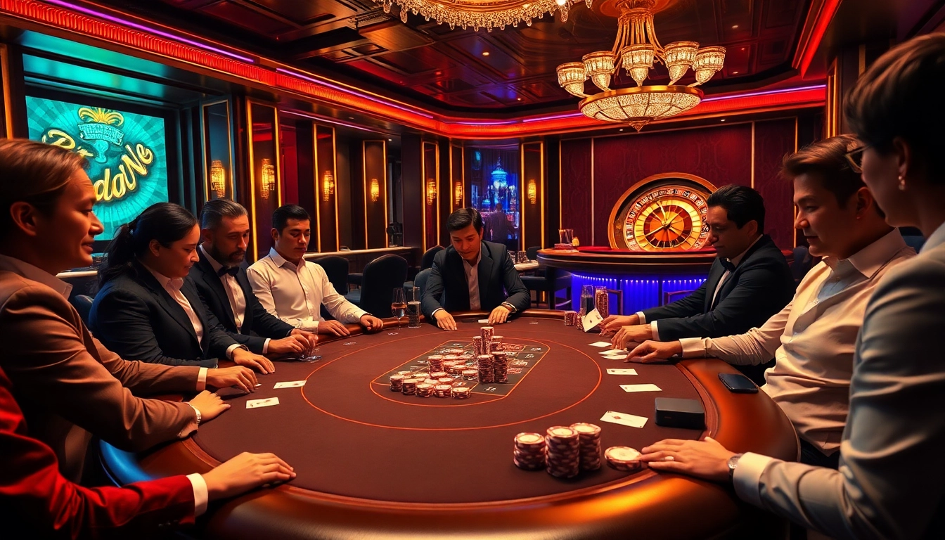 Experience thrilling game play at Trang chủ OXBET with elegant casino tables and high-stakes poker action.