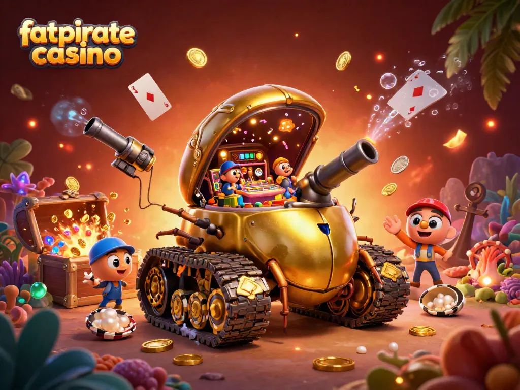 Experience thrilling gameplay at fatpirate casino with an explosion of vibrant gaming elements.
